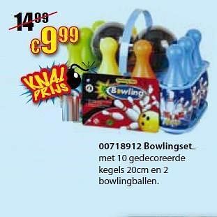 Promoties Bowlingset - Huismerk - Toychamp - Geldig van 14/05/2012 tot 03/06/2012 bij ToyChamp