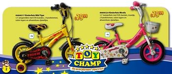Promoties Kinderfiets wild tiger - Huismerk - Toychamp - Geldig van 14/05/2012 tot 03/06/2012 bij ToyChamp
