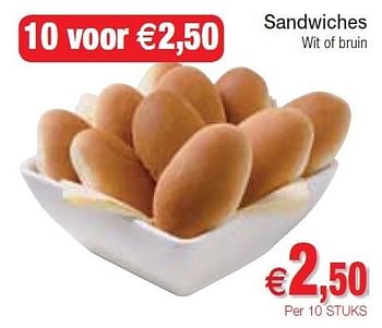 Promoties Sandwiches wit of bruin - Huismerk - Intermarche - Geldig van 15/05/2012 tot 20/05/2012 bij Intermarche