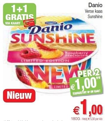 Promotions Danio verse kaas sunshin - Danone - Valide de 15/05/2012 à 20/05/2012 chez Intermarche