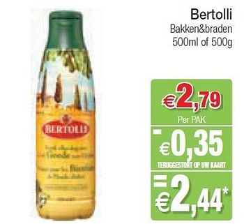 Promoties Bertolli bakken+braden - Bertolli - Geldig van 15/05/2012 tot 20/05/2012 bij Intermarche