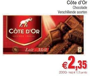 Promoties Côte d`or chocolade - Cote D'Or - Geldig van 15/05/2012 tot 20/05/2012 bij Intermarche
