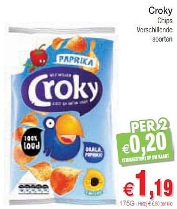 Promoties Croky chips - Croky - Geldig van 15/05/2012 tot 20/05/2012 bij Intermarche