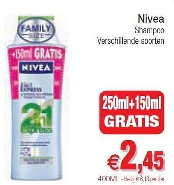 Promoties Nivea shampoo - Nivea - Geldig van 15/05/2012 tot 20/05/2012 bij Intermarche