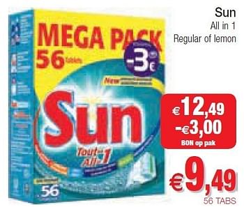 Promoties Sun all in 1 regular of lemo - Sun - Geldig van 15/05/2012 tot 20/05/2012 bij Intermarche