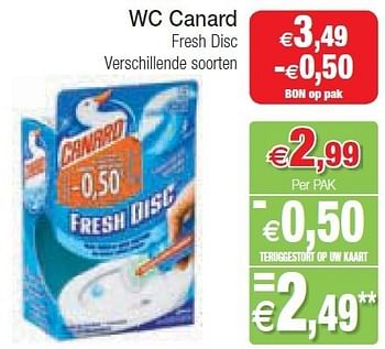 Promoties Wc canard fresh disc - WC Eend - Geldig van 15/05/2012 tot 20/05/2012 bij Intermarche