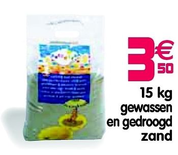 Promotions 15 kg gewassen en gedroogd zand - Produit maison - Gifi - Valide de 15/05/2012 à 23/05/2012 chez Gifi