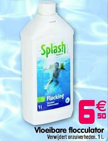 Promoties Vloeibare flocculator - Splash - Geldig van 15/05/2012 tot 23/05/2012 bij Gifi