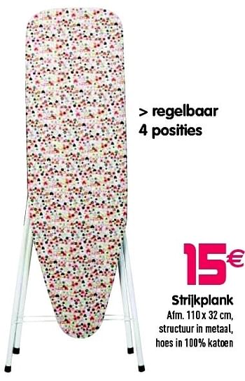 Promotions Strijkplank - Produit maison - Gifi - Valide de 15/05/2012 à 23/05/2012 chez Gifi