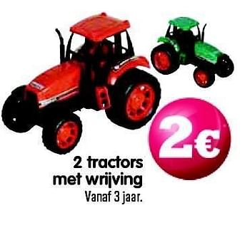 Promotions 2 tractors met wrijving - Produit maison - Gifi - Valide de 15/05/2012 à 23/05/2012 chez Gifi