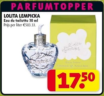 Promoties Lolita lempicka eau de toilette - Lolita Lempicka - Geldig van 15/05/2012 tot 27/05/2012 bij Kruidvat