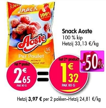 Promoties Snack aoste - Aoste - Geldig van 16/05/2012 tot 22/05/2012 bij Match