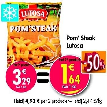 Promoties Pom’ steak lutosa - Lutosa - Geldig van 16/05/2012 tot 22/05/2012 bij Match