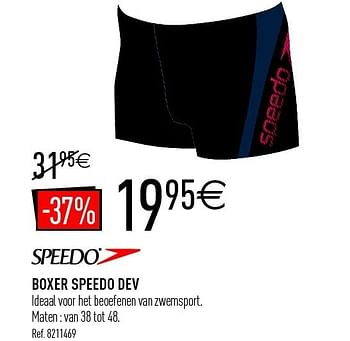 Promoties Boxer speedo dev - Speedo - Geldig van 19/05/2012 tot 02/06/2012 bij Decathlon