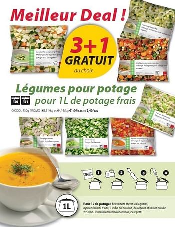 Promotions Légumes pour potage - Produit maison - O'Cool  - Valide de 22/05/2012 à 16/06/2012 chez O'Cool