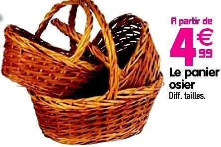 Panier en outlet paille gifi