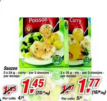 Promoties Sauzen curry - Huismerk - Makro - Geldig van 23/05/2012 tot 05/06/2012 bij Makro