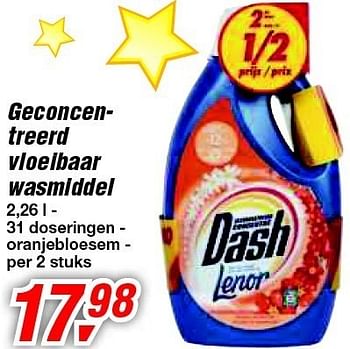 Promoties Geconcentreerd vloeibaar wasmiddel - Dash - Geldig van 23/05/2012 tot 05/06/2012 bij Makro