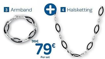 Promotions Armband + halsketting - Produit maison - Carrefour  - Valide de 23/05/2012 à 04/06/2012 chez Carrefour