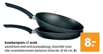 Promoties Koekenpan of wok - Huismerk - Hema - Geldig van 23/05/2012 tot 05/06/2012 bij Hema