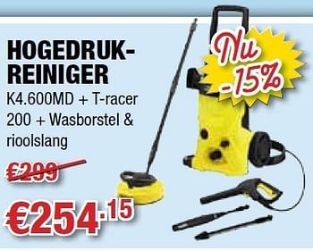 Promoties Hogedrukreiniger k4.600md - Kärcher - Geldig van 24/05/2012 tot 06/06/2012 bij Cevo Market