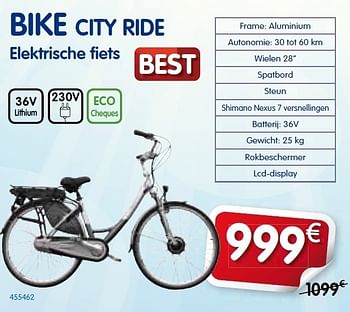 Promoties Bike city ride elektrische fiets - Wayscrall - Geldig van 07/06/2012 tot 07/07/2012 bij Auto 5