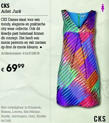 Promoties Arlet jurk - Cks - Geldig van 07/06/2012 tot 01/07/2012 bij A.S.Adventure