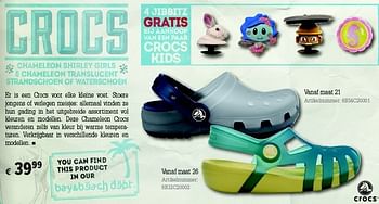 Promoties Crocs - Crocs - Geldig van 07/06/2012 tot 01/07/2012 bij A.S.Adventure