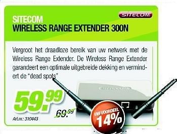 Promoties Wireless range extender 300n - Eminent - Geldig van 27/06/2012 tot 18/07/2012 bij Auva