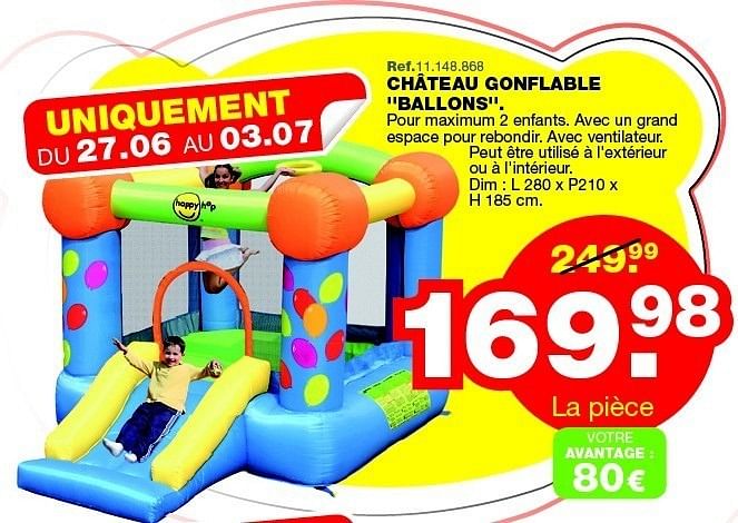 maxi toys chateau gonflable