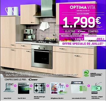 Promotions Cuisine optima - Produit maison - Ixina - Valide de 30/06/2012 à 31/07/2012 chez IXINA