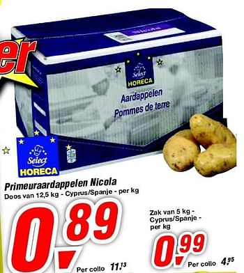 Promoties Primeuraardappelen nicola - Huismerk - Makro - Geldig van 30/06/2012 tot 17/07/2012 bij Makro