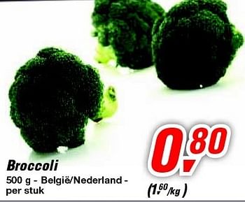 Promoties Broccoli - Huismerk - Makro - Geldig van 30/06/2012 tot 17/07/2012 bij Makro