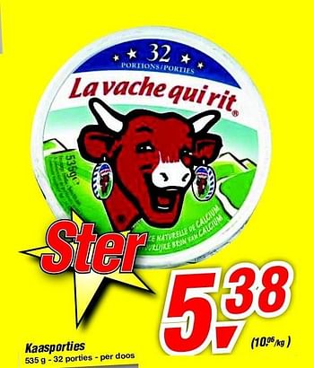 Promoties Kaasporties - La Vache Qui Rit - Geldig van 30/06/2012 tot 17/07/2012 bij Makro