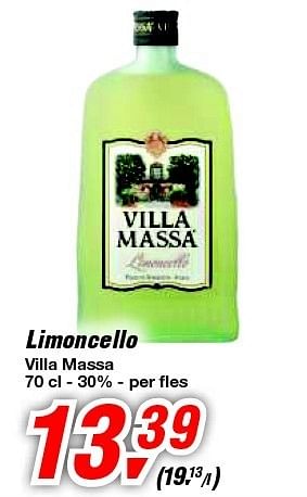 Promoties Limoncello - Villa Massa - Geldig van 30/06/2012 tot 17/07/2012 bij Makro