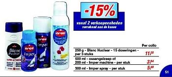 Promotions Blanc nuclear - Eres - Valide de 30/06/2012 à 17/07/2012 chez Makro