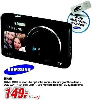 Promoties Samsung dv90 - Samsung - Geldig van 30/06/2012 tot 17/07/2012 bij Makro