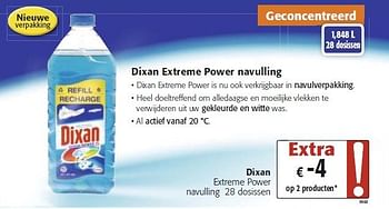 Promoties Dixan extreme power navulling - Dixan - Geldig van 04/07/2012 tot 17/07/2012 bij Colruyt