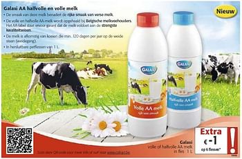 Promoties Galaxi volle of halfvolle aa melk - Galaxi - Geldig van 04/07/2012 tot 17/07/2012 bij Colruyt