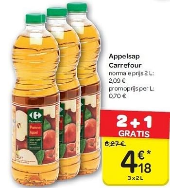 Promotions Appelsap carrefour - Carrefour - Valide de 04/07/2012 à 16/07/2012 chez Carrefour