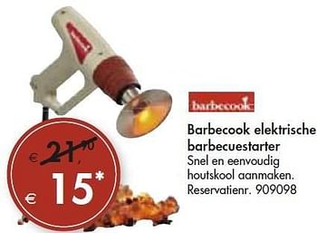 Promoties Barbecook elektrische barbecuestarter - Barbecook - Geldig van 04/07/2012 tot 17/07/2012 bij Colruyt