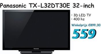 Promoties Panasonic tx-l32dt30e 32-inch - LG - Geldig van 05/07/2012 tot 31/07/2012 bij Elektro Koning