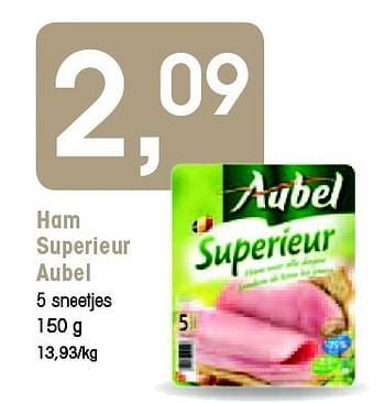 Promoties Ham superieur aubel - Aubel - Geldig van 05/07/2012 tot 17/07/2012 bij Spar