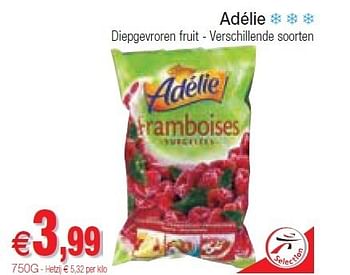 Promoties Adélie diepgevroren fruit - Adelie - Geldig van 10/07/2012 tot 15/07/2012 bij Intermarche