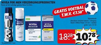 Promoties Nivea for men verzorgingsproducten - Nivea - Geldig van 10/07/2012 tot 22/07/2012 bij Kruidvat