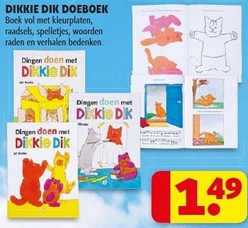 Promotions Dikkie dik doeboek - Produit maison - Kruidvat - Valide de 10/07/2012 à 22/07/2012 chez Kruidvat