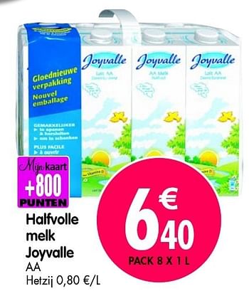 Promoties Halfvolle melk joyvalle - Joyvalle - Geldig van 11/07/2012 tot 17/07/2012 bij Match