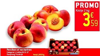 Promoties Perziken of nectarines - Huismerk - Match Food & More - Geldig van 11/07/2012 tot 17/07/2012 bij Match Food & More