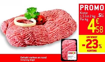 Promoties Gehakt varken en rund - Huismerk - Match Food & More - Geldig van 11/07/2012 tot 17/07/2012 bij Match Food & More