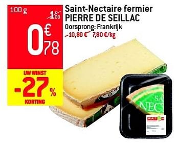 Promotions Saint-nectaire fermier pierre de seillac - Produit Maison - Match Food & More - Valide de 11/07/2012 à 17/07/2012 chez Match Food & More